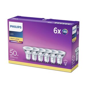 Philips Led Classic Spot - Gu10 - 4.6 W - 355 Lumen - 6 Stk.