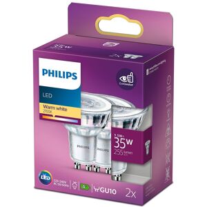 Philips Led Classic Spot - Gu10 - 3.5 W - 255 Lumen - 2 Stk.