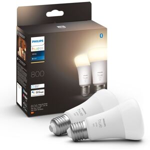 Philips Hue E27 Bt - White - A60 - 800 Lumen - 2 Stk.