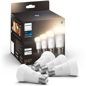 Philips Hue E27 Bt - White - A60 - 800 Lumen - 4 Stk.