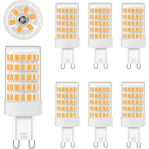 AUGRO G9 LED 10W, G9 LED-pærer Varm hvid 2700K AC 220V Pakke med 6 stk.