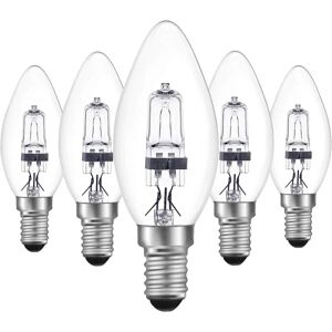 Pakke E14 18w Halogenpærer Dæmpbar Varm Hvid 2700k Dæmpbar C35 Candle Light Pærer Lille skrue (ses) Edison Bulb Fixture 3-5w Led Pærer Til H420 Cha