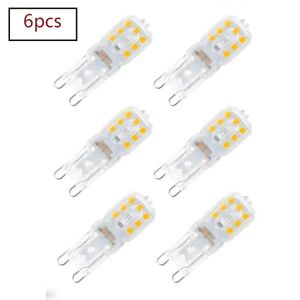 6x G9 LED pære varm hvid 220V LED G9 lamper velegnet til