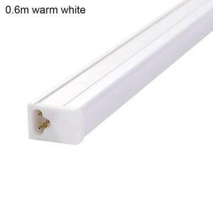 DAO Led Tube T5 lampe 220v fluorescerende lysrør 9w 14w 18w Led væglampe [DB] Warm light 0.6m