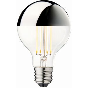 Design By Us Arbitrary Bulb Ø80 Crown E27 3,5W LED Dimmable H: 11,8 cm - Silver