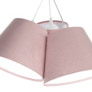 Euluna Rosabelle hængelampe kegleformet rosa, 3 lyskilder