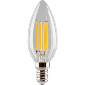 e3light - Pære LED 4W (470lm) Kerte Klar CRI90+ Dæmpbar E14