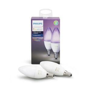 Philips - Hue White/Color Amb. 2 pak E14 Hue