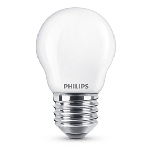 Philips - Pære LED 4,3W Glas Krone (470lm) E27