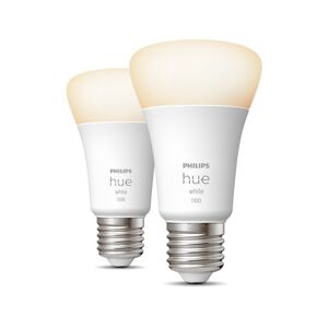 Philips Hue White E27 Standardpære, 2-Pak, 9,5w