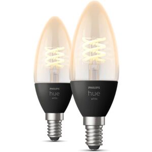 Philips Hue White E14 Kertepære, 2-Pak