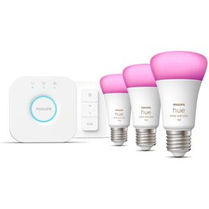 Philips Hue White Color Ambience E27 Standardpære, Startpakke Med Dimmer