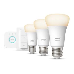 Philips Hue White E27 Standardpære, Starter Kit Med Fjernbetjening