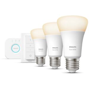 Philips Hue White E27 Standardpære, Starter Kit Med Fjernbetjening