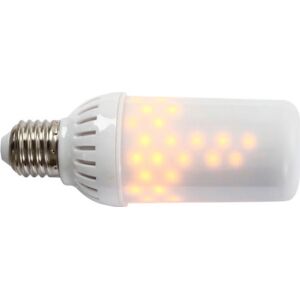 Firelamp Led Flammepære E27 Hvid  Mat