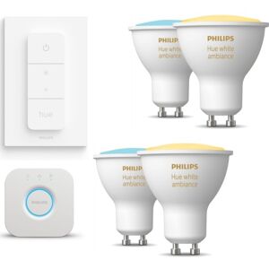 Philips Hue Gu10 White Ambiance Startpakke  Hvid