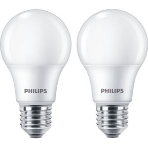 Philips Corepro E27 Standardpære, 2-Pak, 2700k, 8w