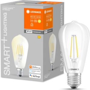 Ledvance Smart+ Wifi E27 Edisonpære, Hvid Lysfarve, Klar  Klar