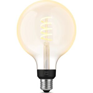 Philips Hue White Ambiance E27 Globepære, Ø12,5 Cm  Amber