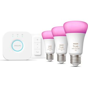 Philips Hue White Color Ambience E27 Standardpære, Startpakke Med Dimmer