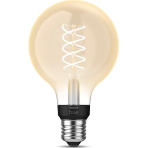 Philips Hue White E27 Globepære, Ø9,2 Cm  Amber