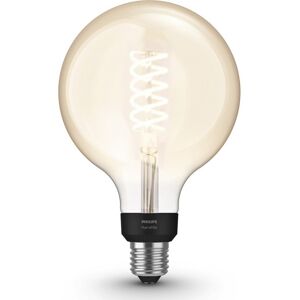 Philips Hue White E27 Globepære, 7w, Ø12,5 Cm  Amber