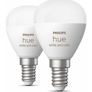 Philips Hue White Color Ambiance E14 Kronepære, 2-Pak  Mat
