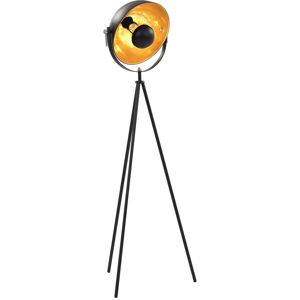 vidaXL standerlampe E27 31 cm sort og guld