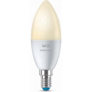 WiZ Smartlampe, E14, Lysestagsformet, Dæmpbar, Wi-Fi, 2700 K, 470 Lm