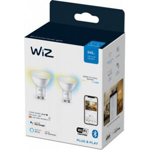 WiZ Smartlampe, Gu10, Justerbar Hvid - Nuancer Af Hvidt Lys, Wi-Fi, 27