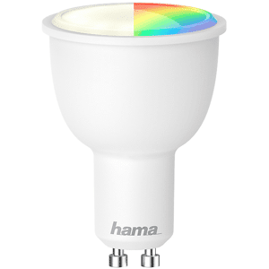 Bombilla inteligente  Hama Retro E27, LED, WiFi, Luz regulable, 7W, Alexa  y Google Assistant, Blanco