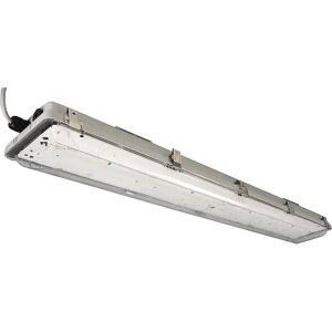 LaCont Lámpara fluorescente LED Ex, completamente montada, para zona Ex 2, clase de protección IP66