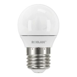 Roblan Bombilla Esferica Led E-27 5w 45mm  Leda1505e27c  3.000 K