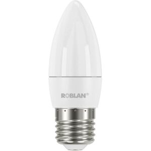 Roblan Bombilla Vela Led E-27 5w 35mm  Ledvela05e27c 3.000 K