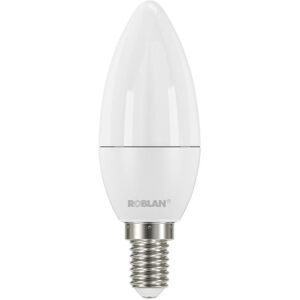 Roblan Bombilla Vela Led E-14 5w 35mm  Ledvela05e14c 3.000 K