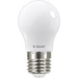 Roblan Bombilla Esferica Cristal Led E-27 4w 60mm  Frosta155be27 6.500 K