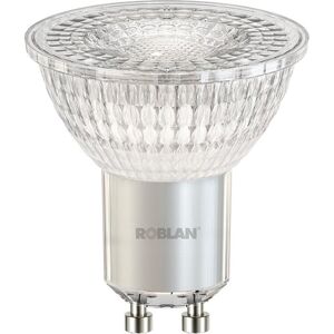 Roblan Bombilla Led Cristal Gu10 4.3w 36º 50mm   Dicro04c36 3.000k