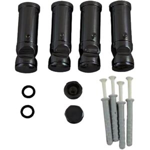 Aquabit Kit Soportes Toalleros 4 Uds  Toa0004207v00 Negro