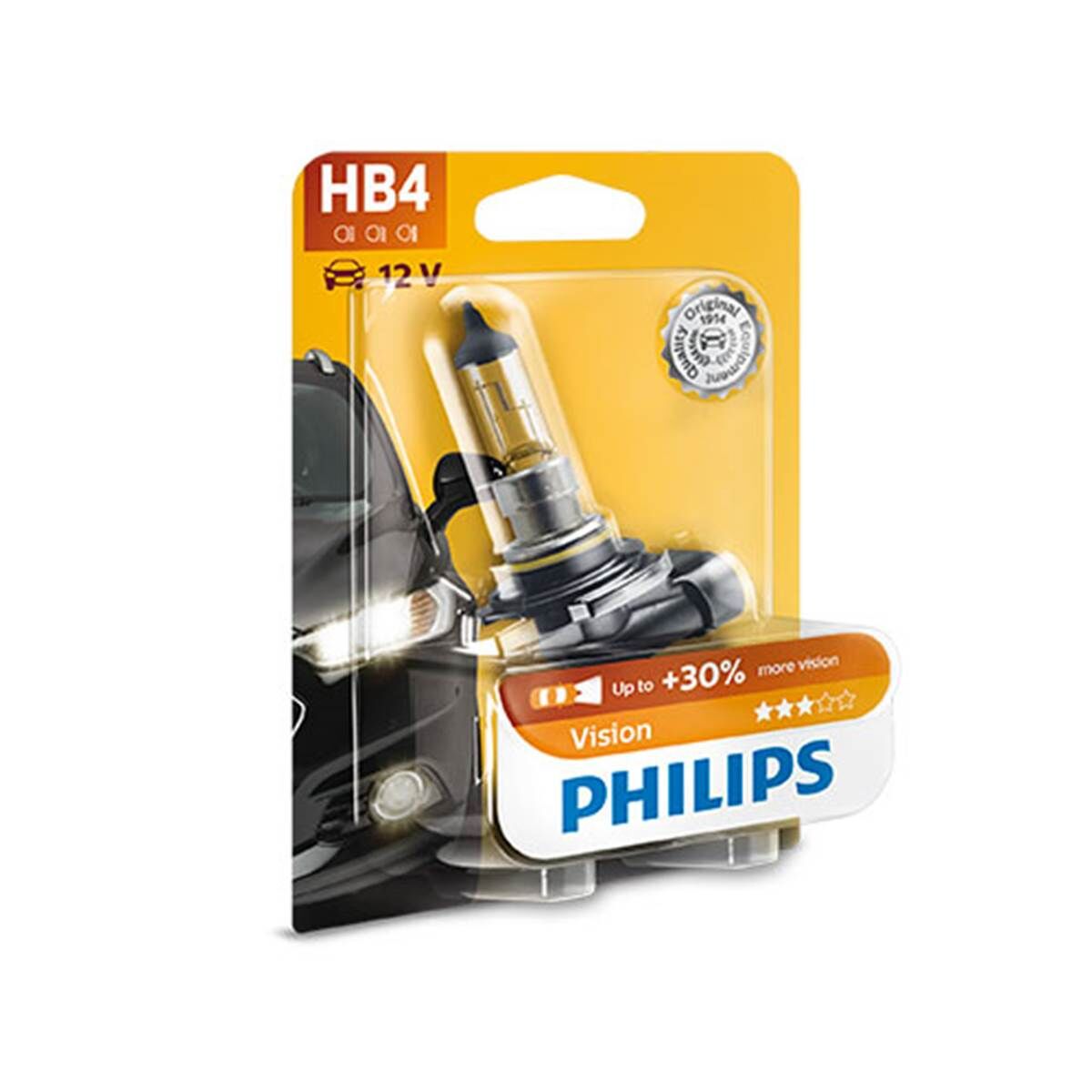 Philips Bombilla hb4  vision 55w 12v 1 ud