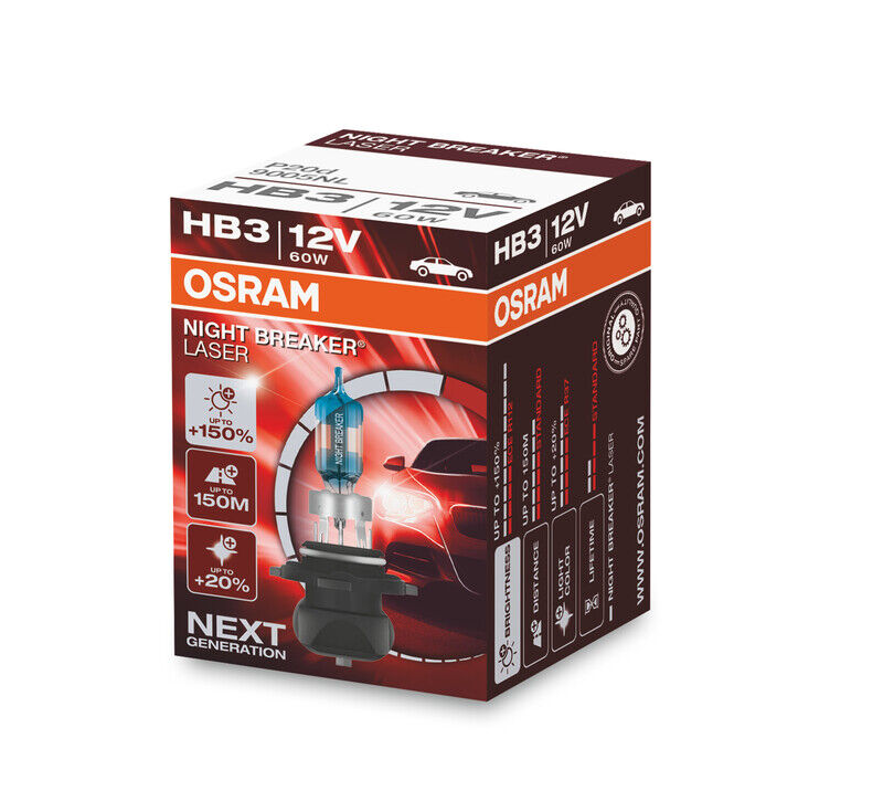 OSRAM Interruptor nocturno Bombilla láser HB3 12V/60W - X1 -