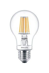 E27 Philips Filament E27 LED-lamput 7,5W (60W) (Päärynä, Kirkas, Himmennettävä)