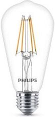 E27 Philips Filament E27 LED-lamput 6W (60W) (Päärynä, Kirkas)