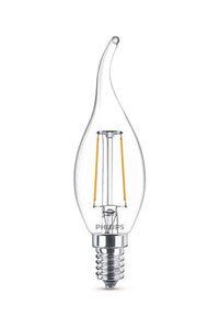 E14 Philips Filament E14 LED-lamput 2W (25W) (Kynttilä, Kirkas)