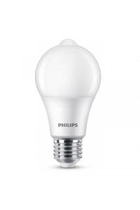 E27 Philips E27 LED-lamput 8W (60W) (Päärynä, Huuruinen)