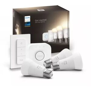 PHILIPS Pack démarrage PHILIPS HUE White E27 x3