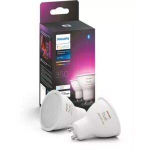 PHILIPS Ampoule PHILIPS HUE W&C; GU10 5.7W x2