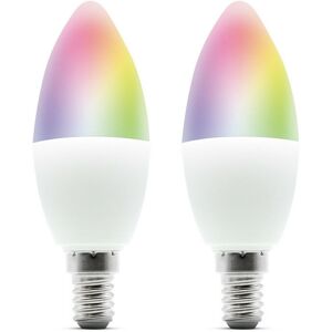 Ampoule intelligente Wi-Fi E14 led rgb 5W (pack de 2) pour 495718 - Blanc