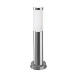 Balise de Jardin Ip55 Koral 450Mm E27 15W Acier Inoxydable 1423Lm - argent - Forlight