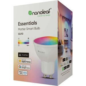 - matter essentials ampoule led GU10 connectée rgbw - lampe intelligente, matter sur thread, bluetooth, compatible google