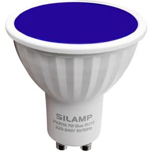 Ampoule LED GU10 7W 220V BLEU - SILAMP